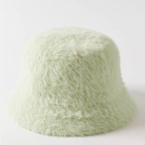 Fuzzy bucket hat